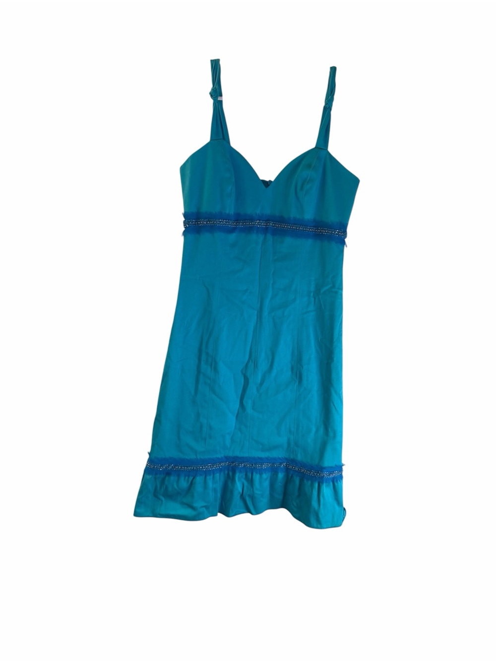 Teal Blue Sleeveless dress RUTH